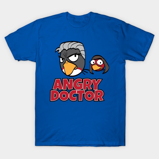 Angry Doctor (Clara Version) T-Shirt by MrPandaDesigns